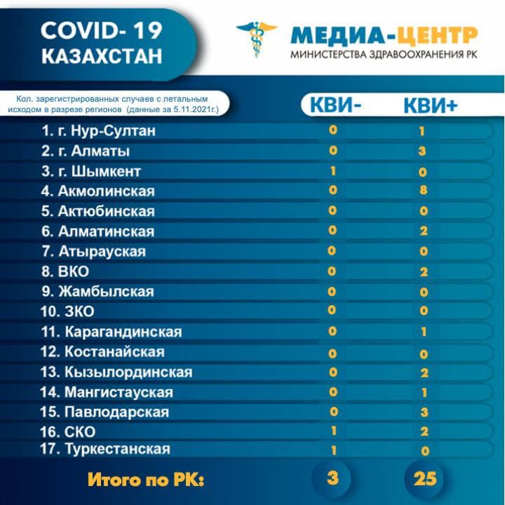 28 пациентов скончались от коронавируса и пневмонии в Казахстане за сутки
